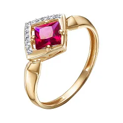 Кольцо Золото 585, Рубин К112-8269Рс Кольцо Золото 585, Рубин К112-8269Рс