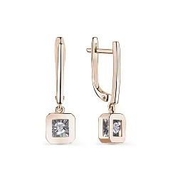 Серьги, Золото 585, Бриллиант 02-11-5914-11-00-1