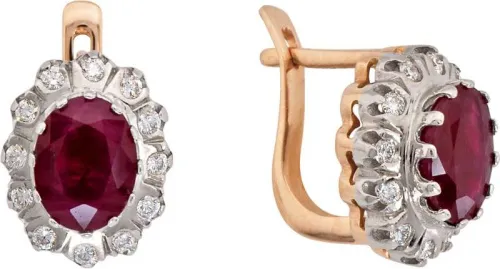 Серьги, Золото 585, 106711ю