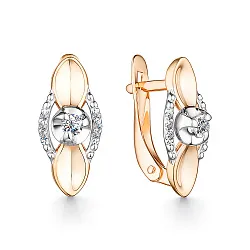 Серьги, Золото 585, Фианит 2458507 1 1 1 Серьги, Золото 585, Фианит 2458507 1 1 1