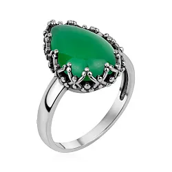 Кольцо Серебро 925, Агат 1310396407-60 Кольцо Серебро 925, Агат 1310396407-60