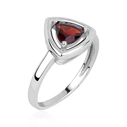 Кольцо Серебро 925, Гранат 1340155541