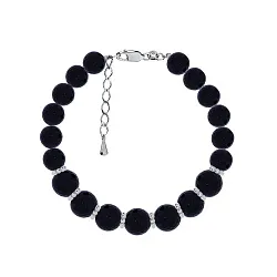 Браслет фантазийный Серебро 925 
 , Агат 4340396444-18-20 Браслет фантазийный Серебро 925 
 , Агат 4340396444-18-20