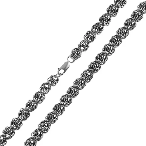 Цепочка Серебро 925, плетение Роза, 6-6030