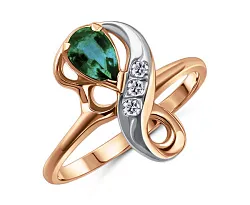 Кольцо Золото 585, Кварц К122-9370Квз