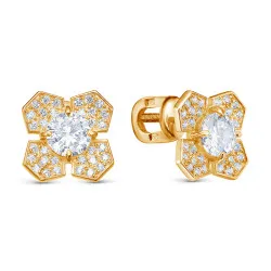 Серьги пусеты-гвоздики, Серебро 925, Z2-11124-1з