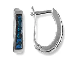 Серьги, Золото 585, Сапфир 1302692781 Серьги, Золото 585, Сапфир 1302692781