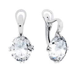 Серьги, Серебро 925, Фианит 2340201497