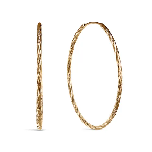 Конго/серьги-кольца,  Золото 585 , 520118/35