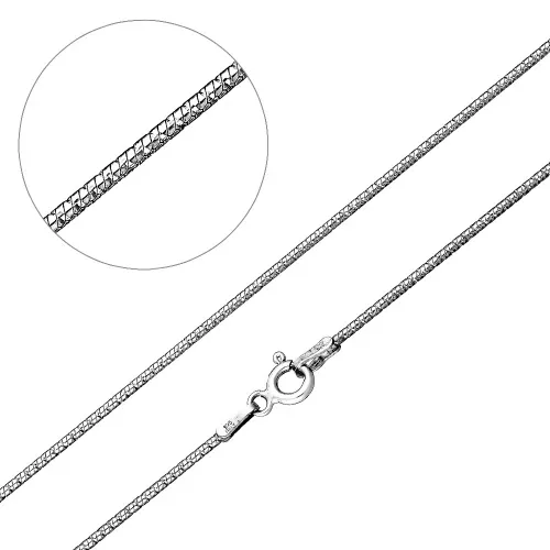 Цепочка Серебро 925, плетение Снейк, ТОДр 31