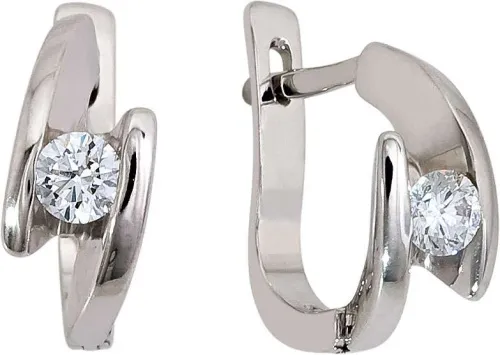 Серьги, Золото 585, 128621ю