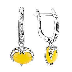 Серьги, Серебро 925, Агат 2340395053-50