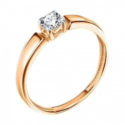 Кольцо Золото 585, Фианит К.192034НГ/17,0/бцФ/з585 Кольцо Золото 585, Фианит К.192034НГ/17,0/бцФ/з585