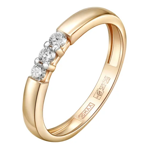 Кольцо Золото 585, 84-41R01357-F0DD