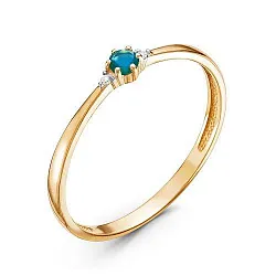 Кольцо Золото 585, Топаз К112-4072Т Кольцо Золото 585, Топаз К112-4072Т