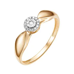 Кольцо Золото 585, Бриллиант К112-5299 Кольцо Золото 585, Бриллиант К112-5299