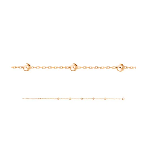 Браслет фантазийный Золото 585 
 63-0077