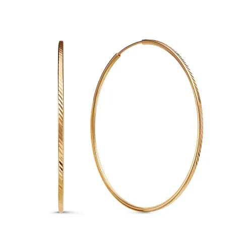 Конго/серьги-кольца,  Золото 585 , 520101/40