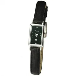 Часы,  Серебро 925, черный КЗМ 200200.506 Часы,  Серебро 925, черный КЗМ 200200.506