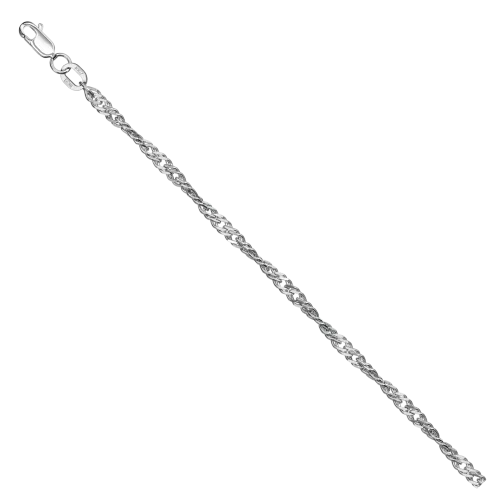 Цепочка Золото 585, плетение Сингапур, НЦ 18-028-3