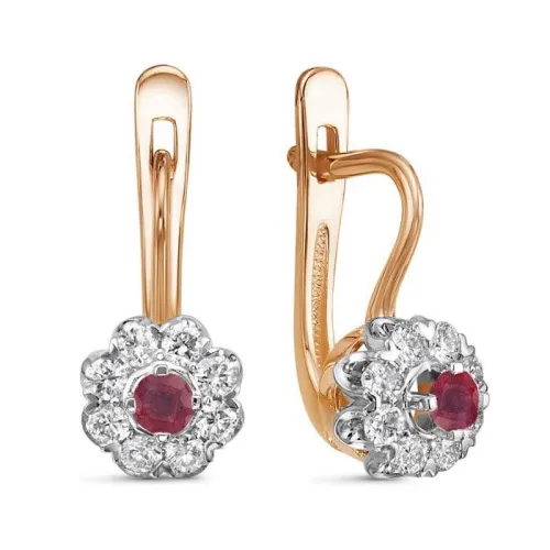 Серьги, Золото 585, С0939-124