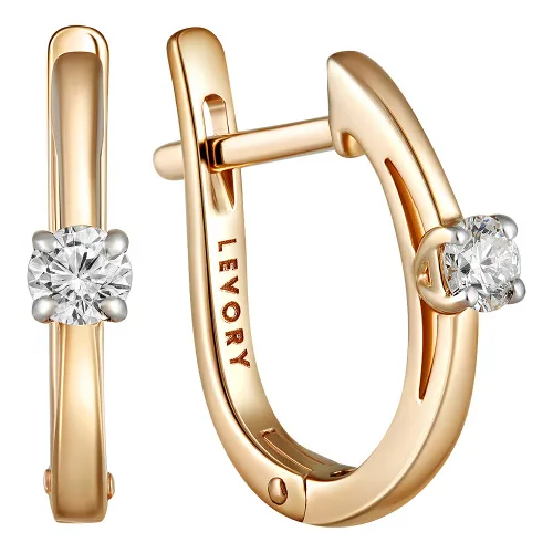 Серьги, Золото 585, 65-41E01262-F0DD