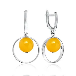 Серьги, Серебро 925, Агат 2340391026-50