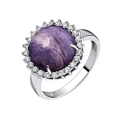 Кольцо Серебро 925, Чароит 1340461977