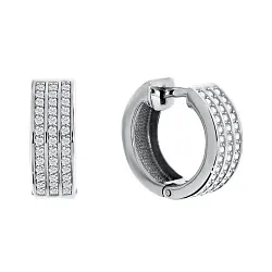 Серьги, Серебро 925, Фианит 2340200074 Серьги, Серебро 925, Фианит 2340200074