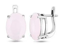 Серьги, Серебро 925, Кварц 655910