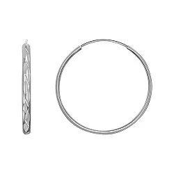 Конго/серьги-кольца,  Серебро 875  MCY 4-35