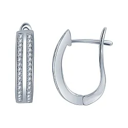 Серьги, Серебро 925, Фианит LLE 559 Серьги, Серебро 925, Фианит LLE 559