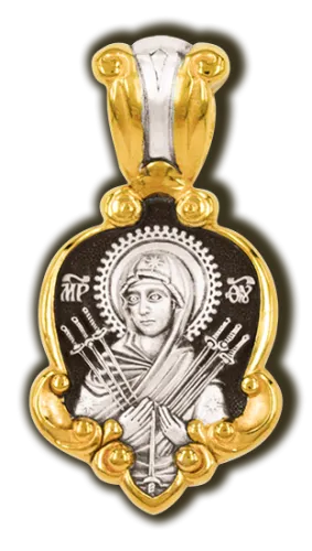 Иконка нательная,  Серебро 925, 08119