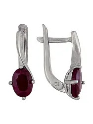 Серьги, Серебро 925, Корунд 3027013077