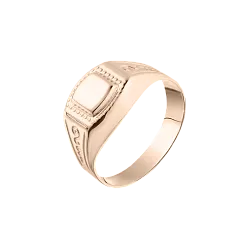 Кольцо мужское (печатка). Золото 585 А 026027