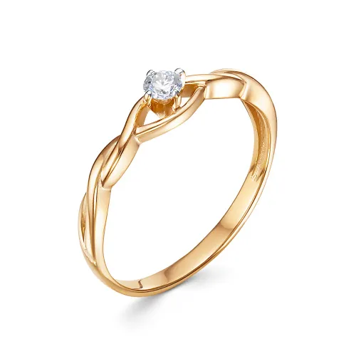 Кольцо Золото 585, 01-01-0672-00