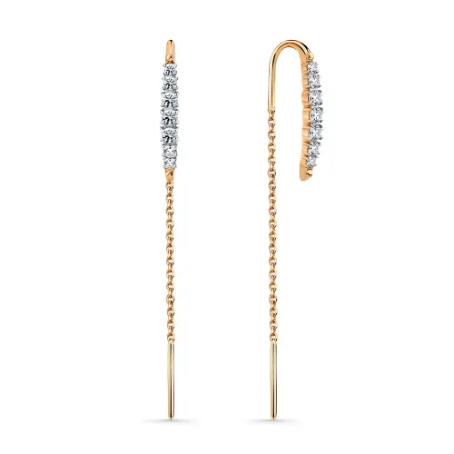 Серьги, Золото 585, 002-0942-0001-011