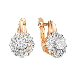 Серьги, Золото 585, Фианит 2335307 1 1 1 Серьги, Золото 585, Фианит 2335307 1 1 1