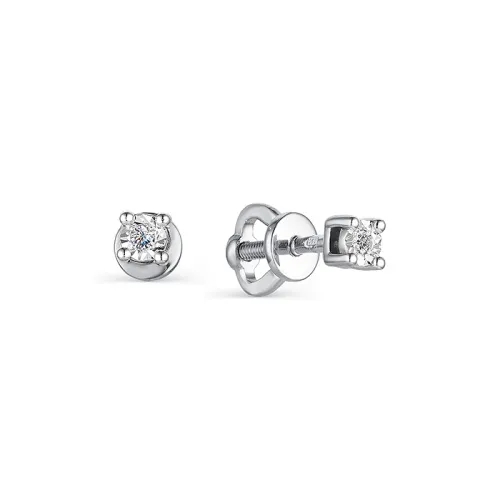 Серьги пусеты-гвоздики, Золото 585, С0629-220
