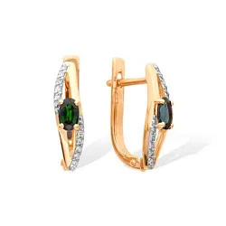 Серьги, Золото 585, Изумруд С112-1230ГТИ Серьги, Золото 585, Изумруд С112-1230ГТИ