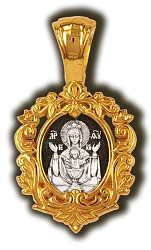 Иконка нательная,  Серебро 925 08531 Иконка нательная,  Серебро 925 08531