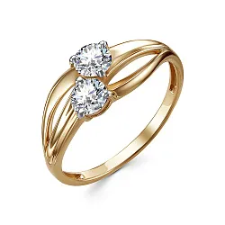 Кольцо Золото 585, Фианит 1471207 1 1 1
