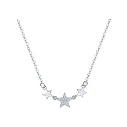 Колье,  Серебро 925, Фианит JXN 3 Колье,  Серебро 925, Фианит JXN 3