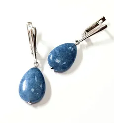 Серьги, Серебро 925, Аквамарин 3336-1бр-с