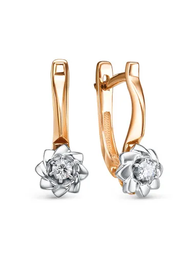 Серьги, Золото 585, 94010004