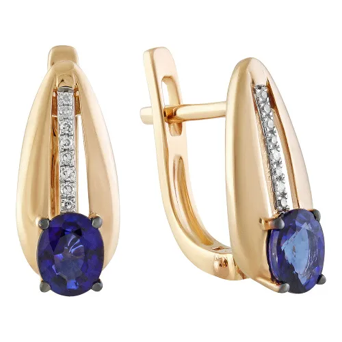 Серьги, Золото 585, 36-41E01144-S0DDSD