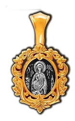 Иконка нательная,  Серебро 960 08663 Иконка нательная,  Серебро 960 08663