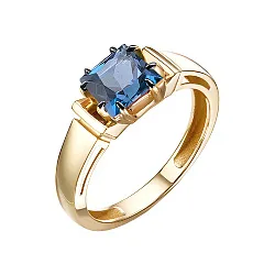 Кольцо Золото 585, Топаз К124-6513ТЛ Кольцо Золото 585, Топаз К124-6513ТЛ