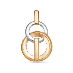 Подвеска фантазийная,  Золото 585 034924