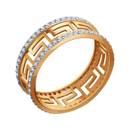 Кольцо Золото 585, Т14701Д264-18,5